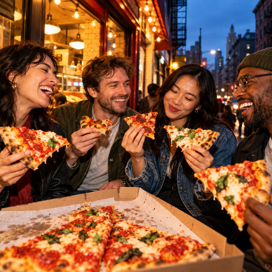 Pizza Crawl with friends