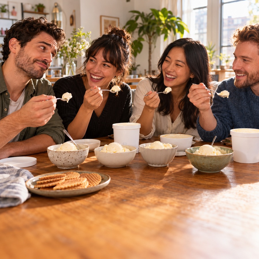 Ice Cream Tasting with friends